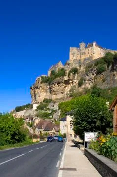 Castle of beynac Stock Photos