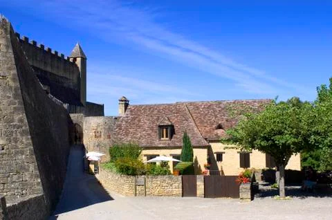 Castle of beynac Stock Photos