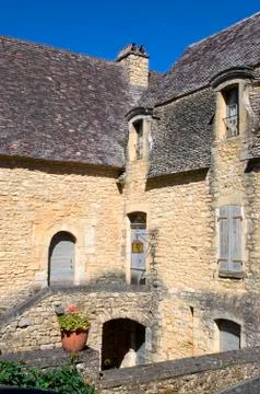 Castle of beynac Stock Photos
