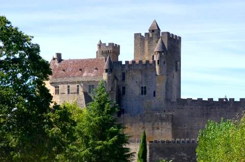 Castle of beynac Stock Photos