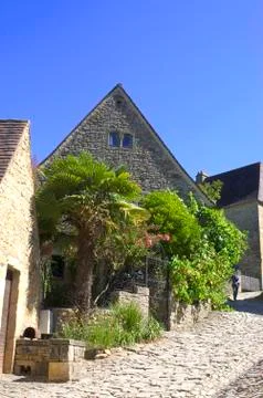 Castle of beynac Stock Photos