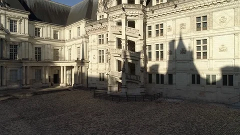 The castle of Blois 库存影片 82351083