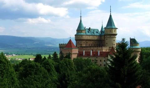 Castle bojnice Stock-Fotos