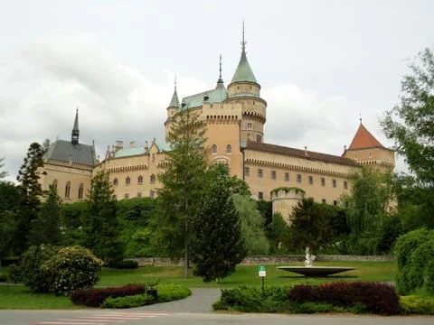 Castle bojnice Stock-Fotos