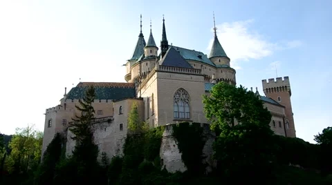 Castle in Bojnice, Slovakia Stock Footage 51008157