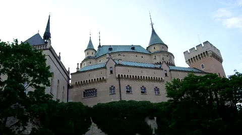 Castle in Bojnice, Slovakia Stock Footage 51008188