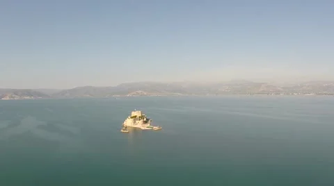 Castle of Bourtzi in Navplio Greece 動画素材 42785037