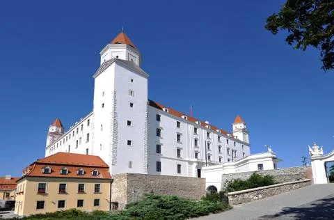 Castle in Bratislava Stock Photos