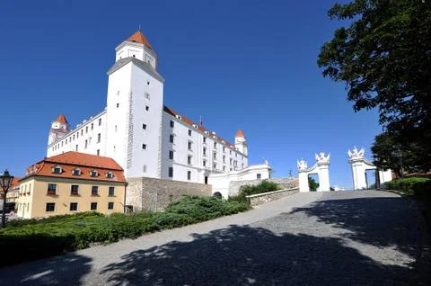Castle in Bratislava Stock Photos