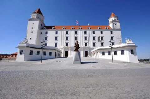 Castle in Bratislava Stock Photos