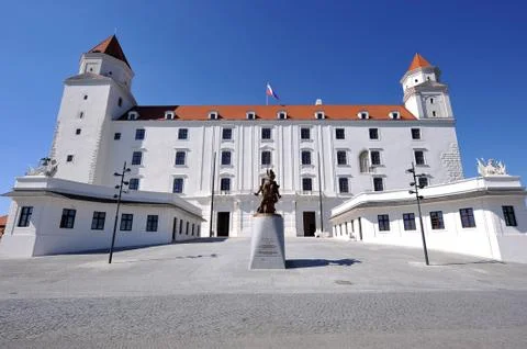 Castle in Bratislava Stock Photos