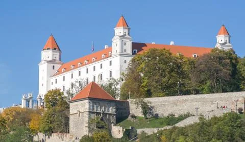 Castle in Bratislava Stock Photos