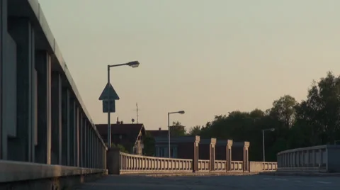 Castle Bridge Stock Footage 32006892