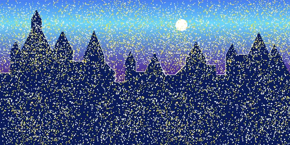 Castle bright Stock Illustration