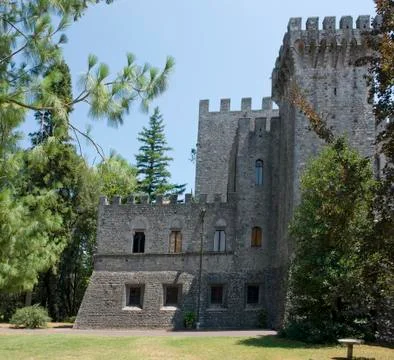Castle of brolio Stock Photos