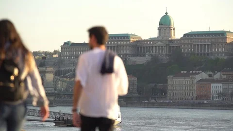 The castle of buda Stock Footage 74173253