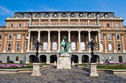 Castle of Budapest Stock Photos