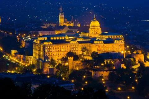 Castle of Budapest Stock Photos