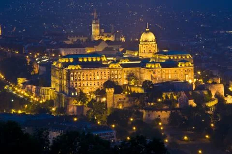 Castle of Budapest Stock Photos
