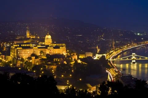 Castle of Budapest Stock Photos