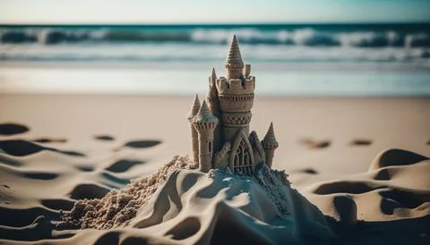 Castle built Stock Illustration