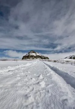 Castle Butte Stock Photos