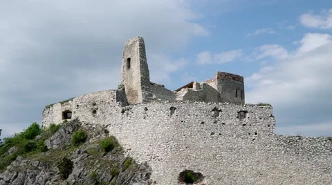 Castle of Cachtice Stock Footage 51009284