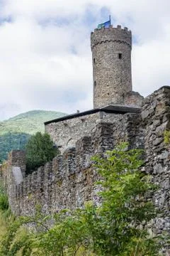 Castle of Campoligure Stock Photos