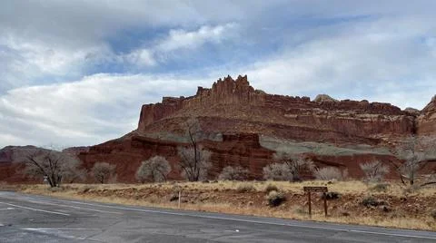 Castle at Capitol Reef 写真素材