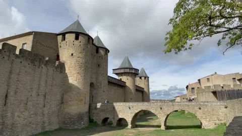The Castle of Carcassonne Stock Footage 221927465