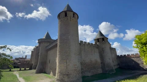 The Castle of Carcassonne Stock Footage 228818242
