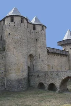 Castle of Carcassonne Stock Photos