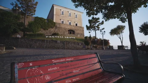 The castle of Castellabate in Cilento Video stock 279220017