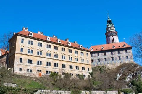 Castle of cesky krumlov Stock Photos