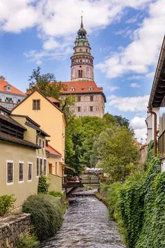 Castle Cesky Krumlov Stock Photos