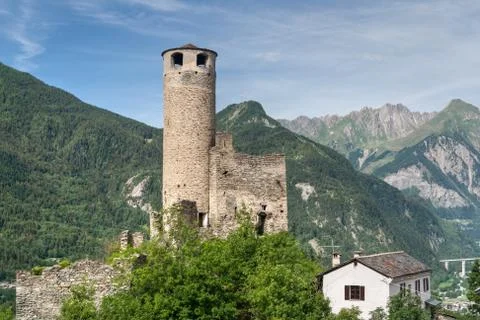 Castle of Chatelard Stock-Fotos