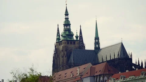 Castle in the city Stock Footage 99181846