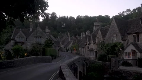 Castle Combe bridge, Cotswolds, June 2026 england Stock Footage 342811697