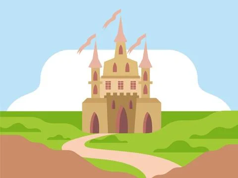 Castle Concept Illustration Stock Illustration