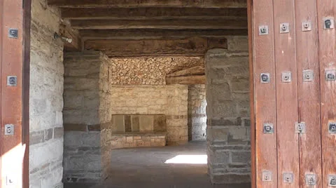 Castle Corridor I Stock Footage 23413396