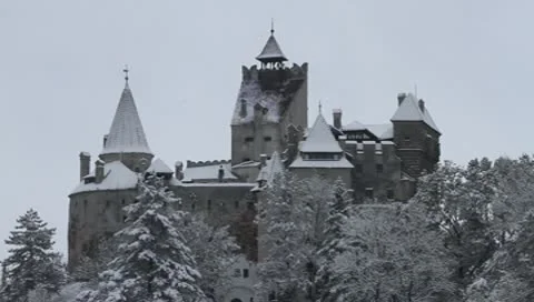 Castle of Count Dracula Stock-Footage 9431137