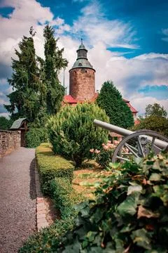 Castle courtyard 스톡 사진