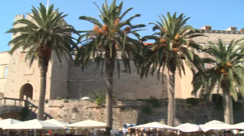 Castle in Croatia Stock Footage 31973435
