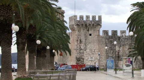 Castle in Croatia Split Stock-Footage 34010916