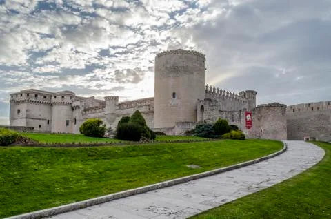 Castle of Cuellar Stock Photos