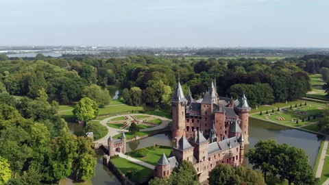 Castle de Haar, the Netherlands Stock Footage 141253620