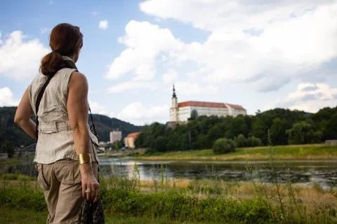 Castle in Děčín Stock Photos