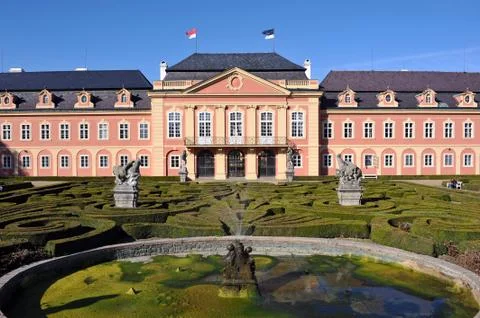 Castle Dobříš Stock Photos