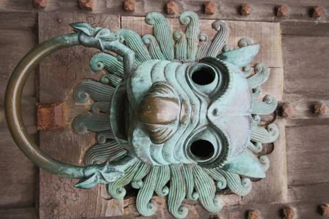 Castle Door Knocker Stock Photos
