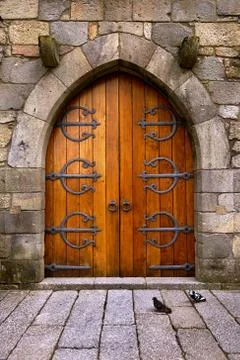 Castle door Stock Photos